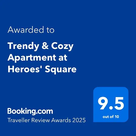 Trendy & Cozy At Heroes' Square 아파트 부다페스트